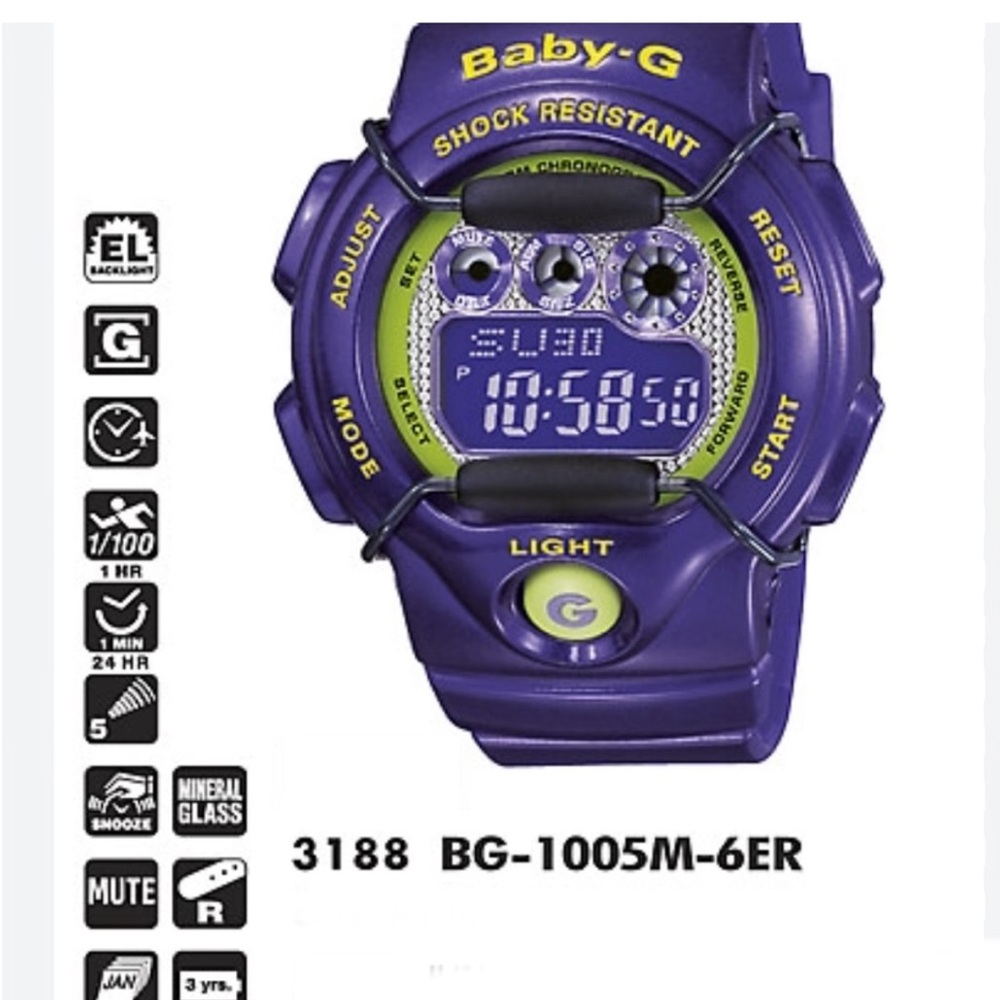 G-Shock Baby-G Purple Digital Watch